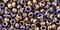 Toho 8/0 Round Japanese Seed Bead, TR8-1701, Gilded Marble Blue